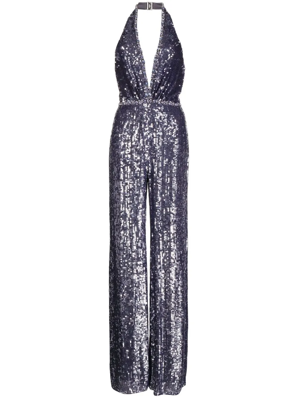 

Jenny Packham jumpsuit corto con detalle de lentejuelas - Morado