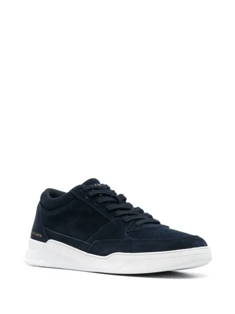 tommy hilfiger elevated cupsole suede