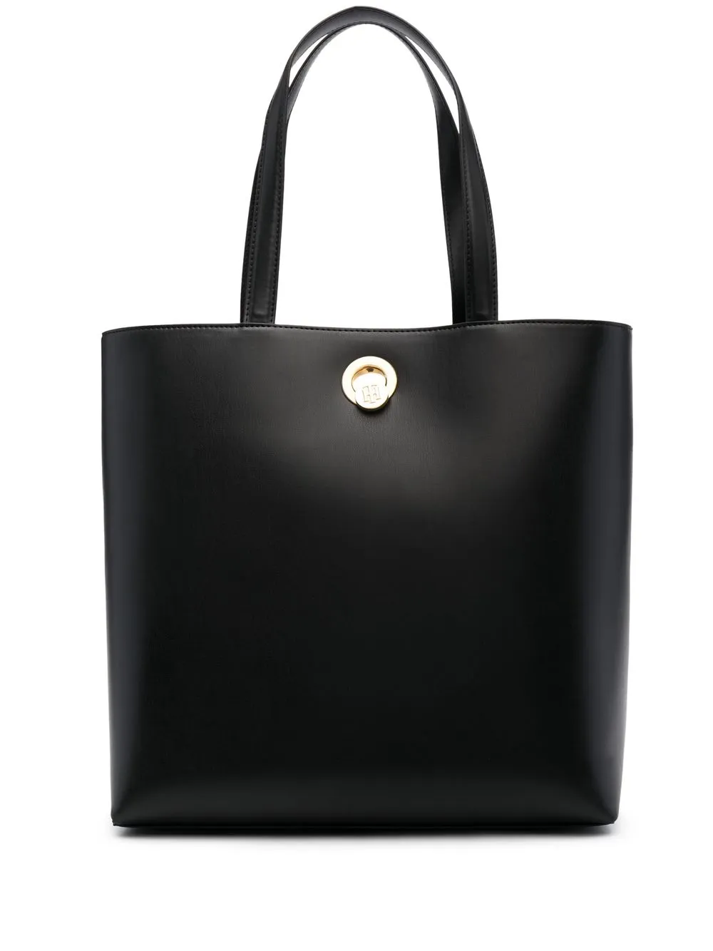 

Tommy Hilfiger logo-plaque tote bag - Black