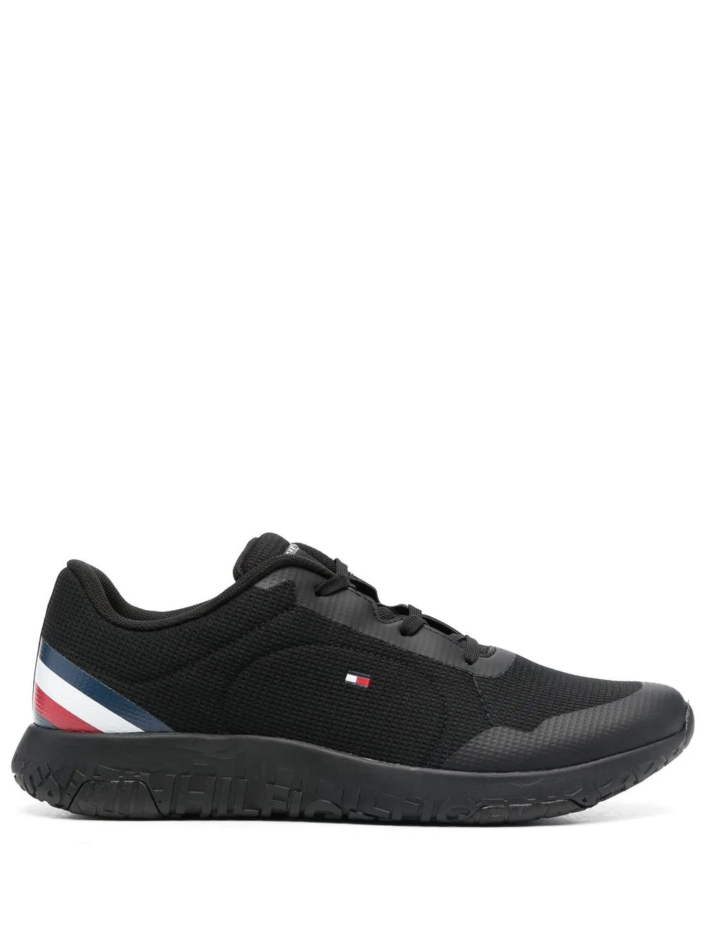 

Tommy Hilfiger embroidered-logo low-top sneakers - Black