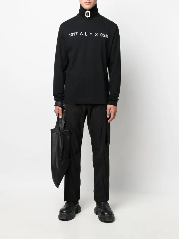 ◇1017 ALYX 9SM◇ スウェット フレンチテリー生地 ◇関税込み◇ 1017 ALYX 9SM ロゴ Tシャツ | ブラック | FARFETCH JP