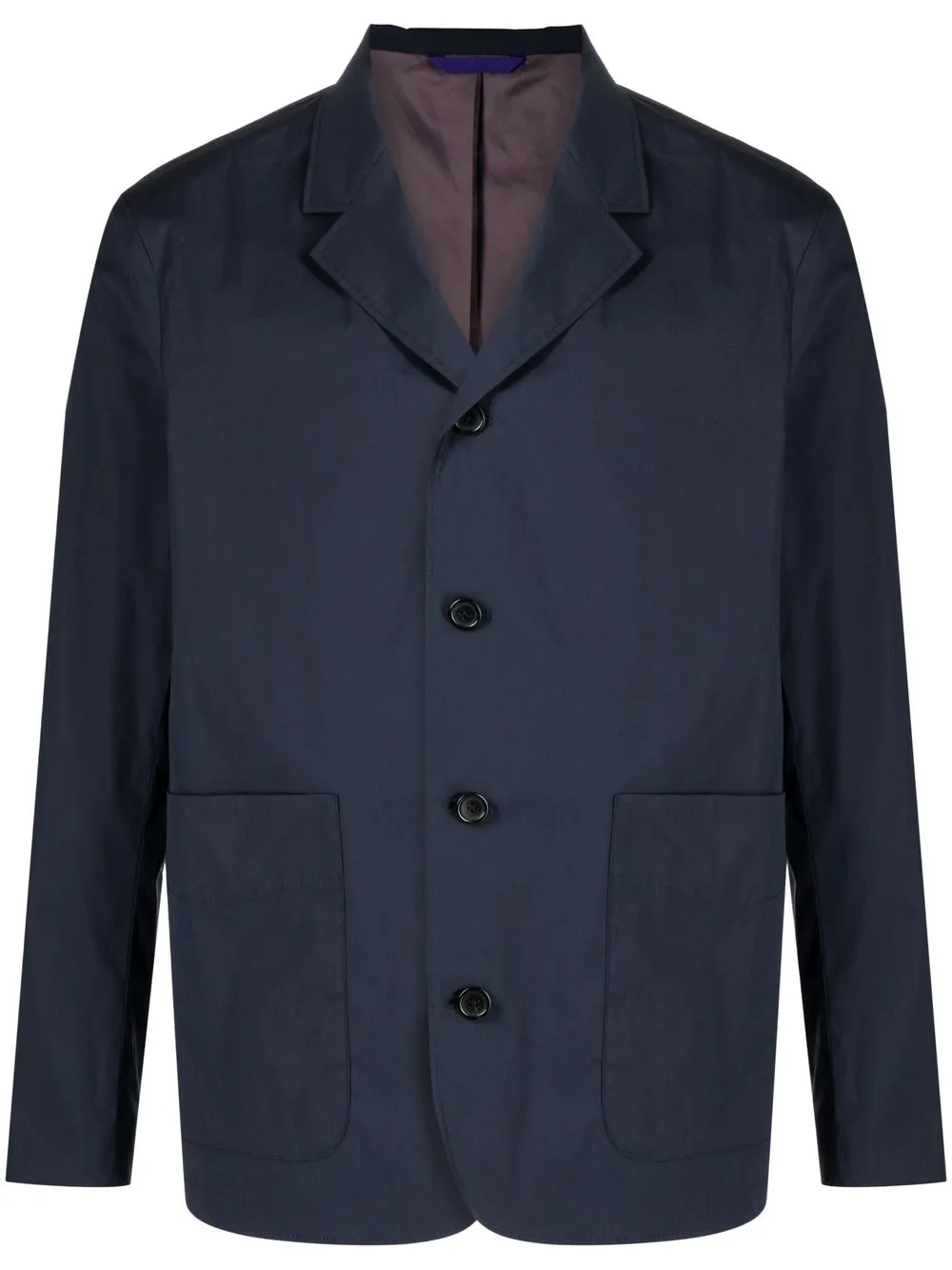 

PS Paul Smith single-breasted shirt jacket - Blue