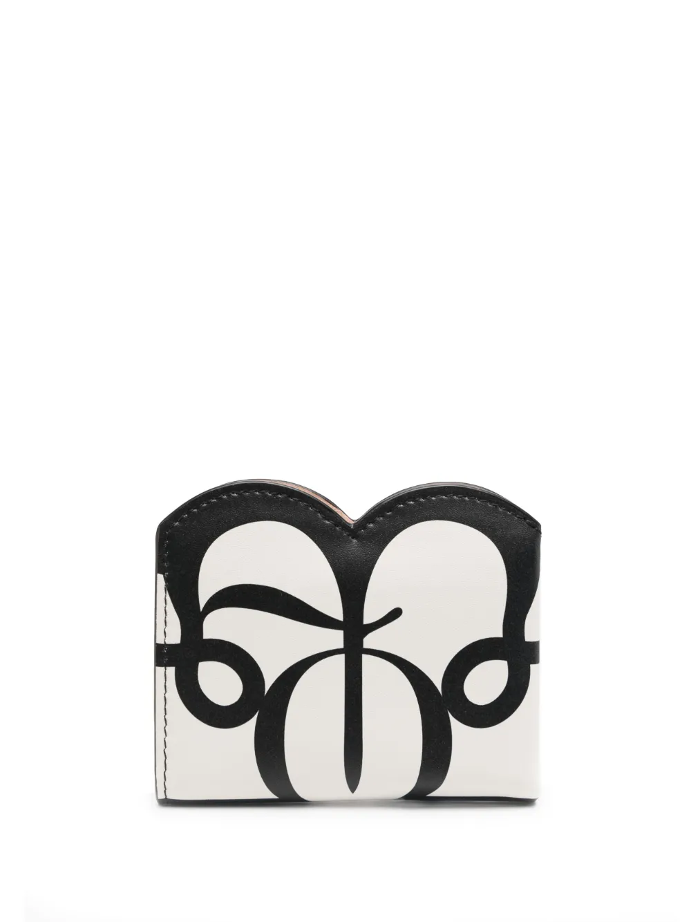 Alexander McQueen Seal logo-print bi-fold wallet | Neutrals | Image 1