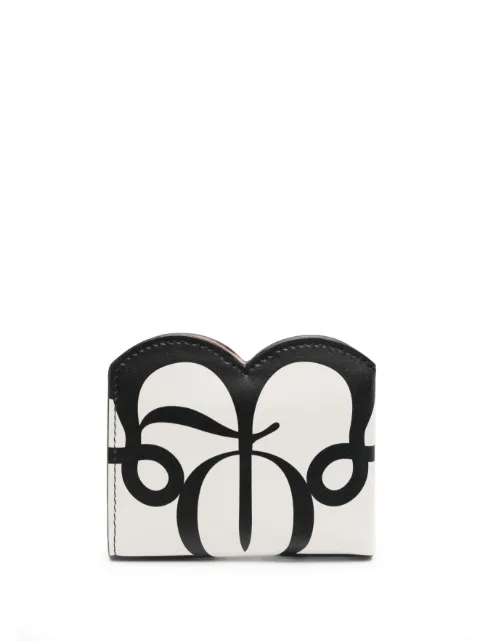 Alexander McQueen Seal logo-print bi-fold wallet