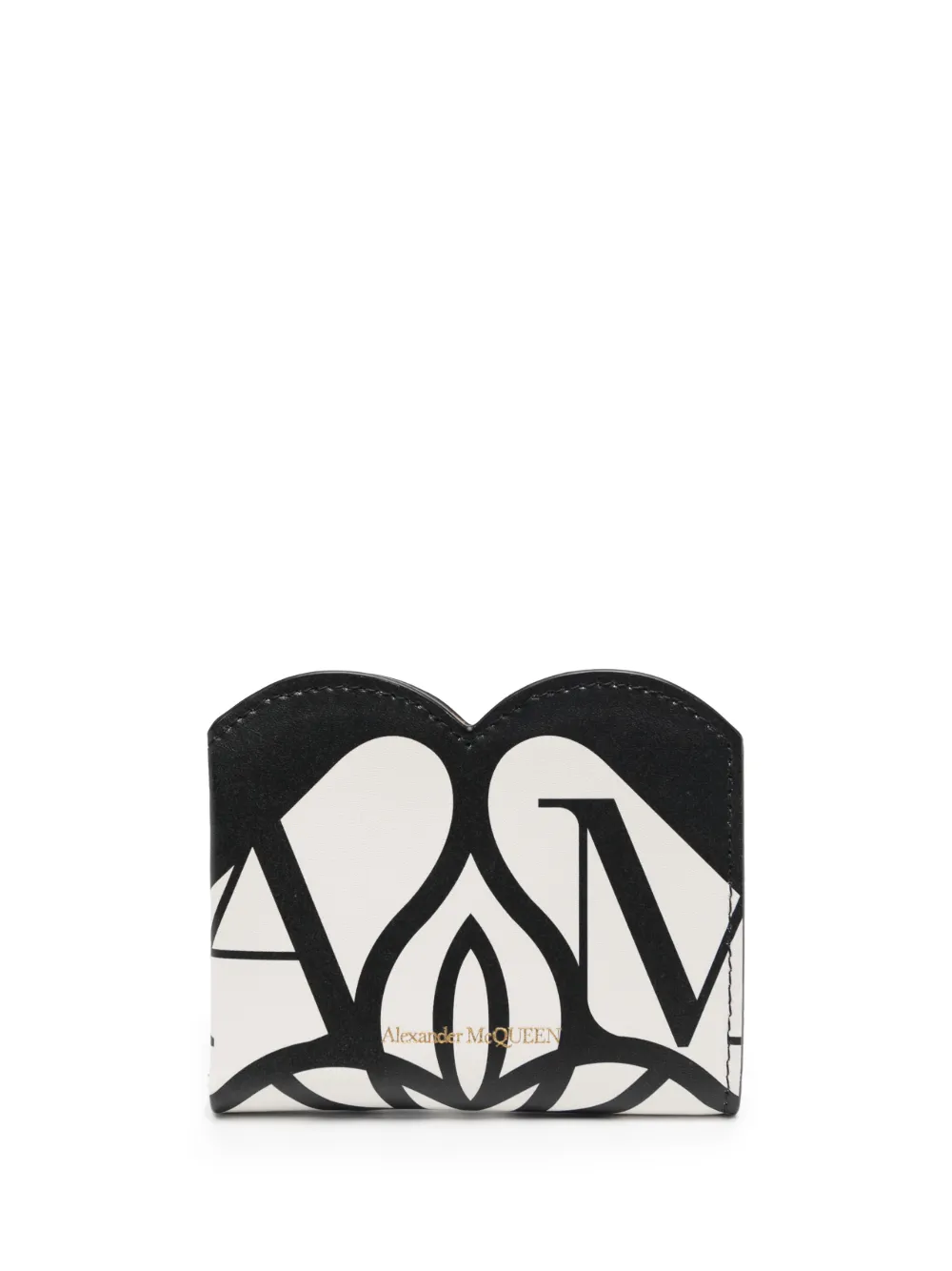 Alexander McQueen Portemonnee met logoprint - Beige