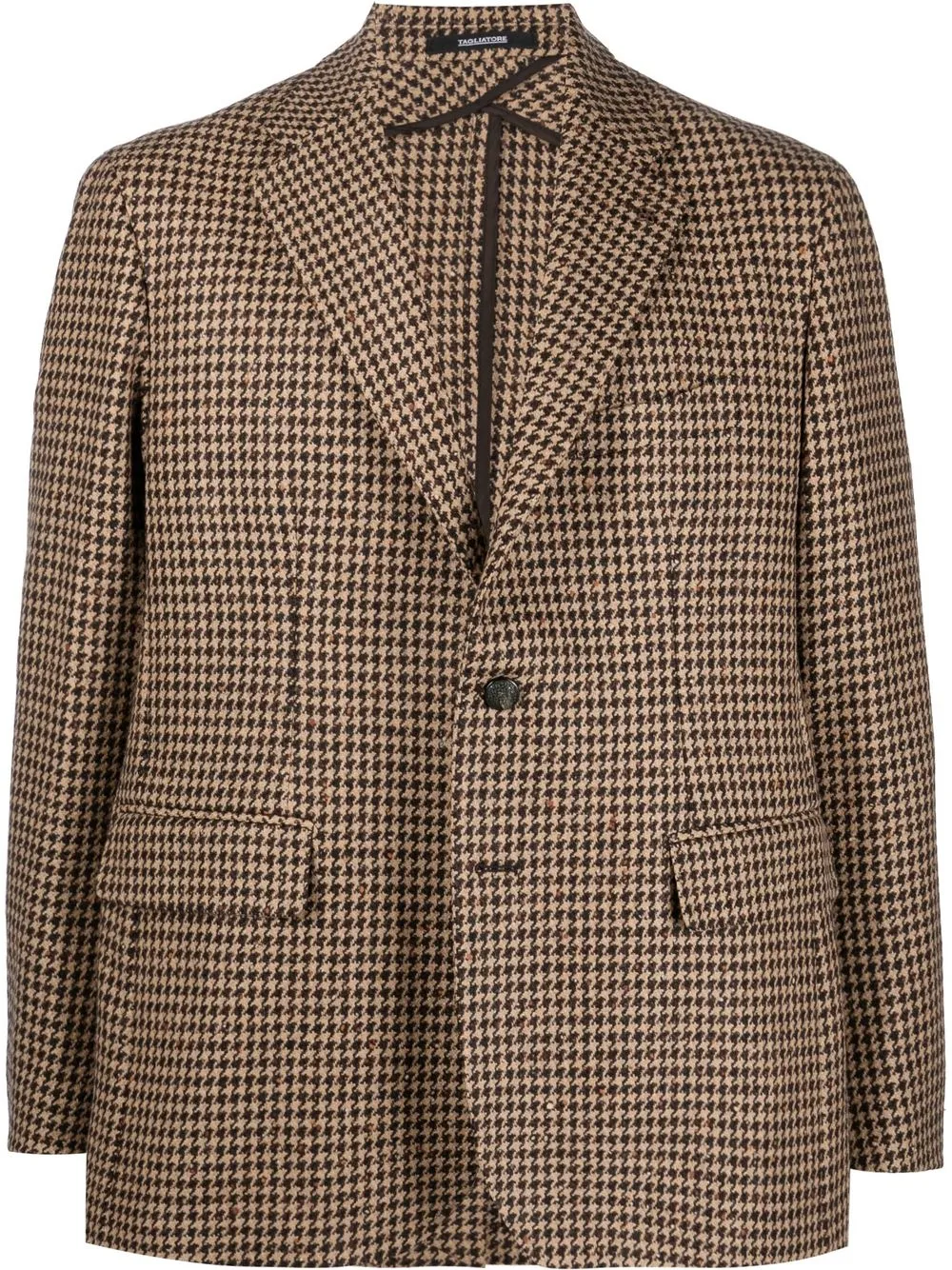 

Tagliatore blazer con motivo pied de poule - EM895 BEIGE/ BROWN