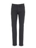 Kiton logo-patch jeans - Grey