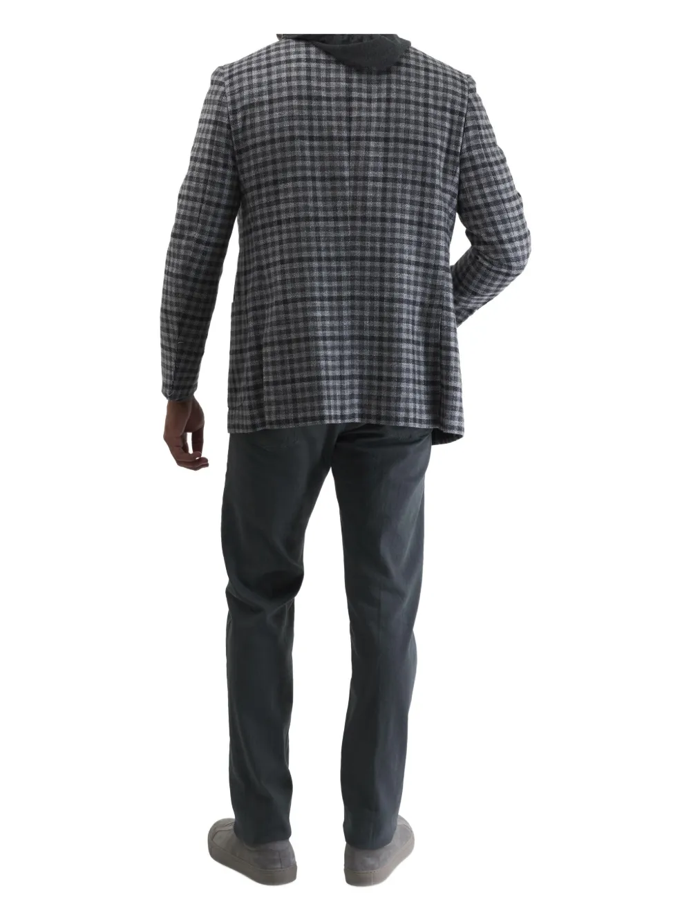 Kiton Jeans met logopatch Grijs