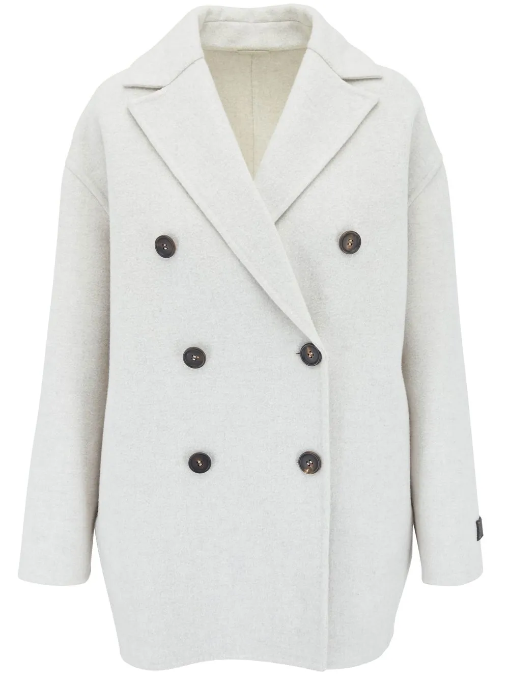 

Brunello Cucinelli cashmere double-breasted coat - Neutrals