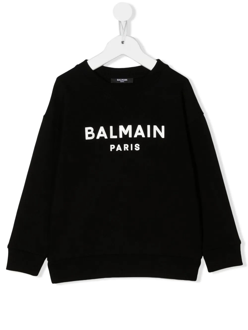 

Balmain Kids logo-print cotton jumper - Black