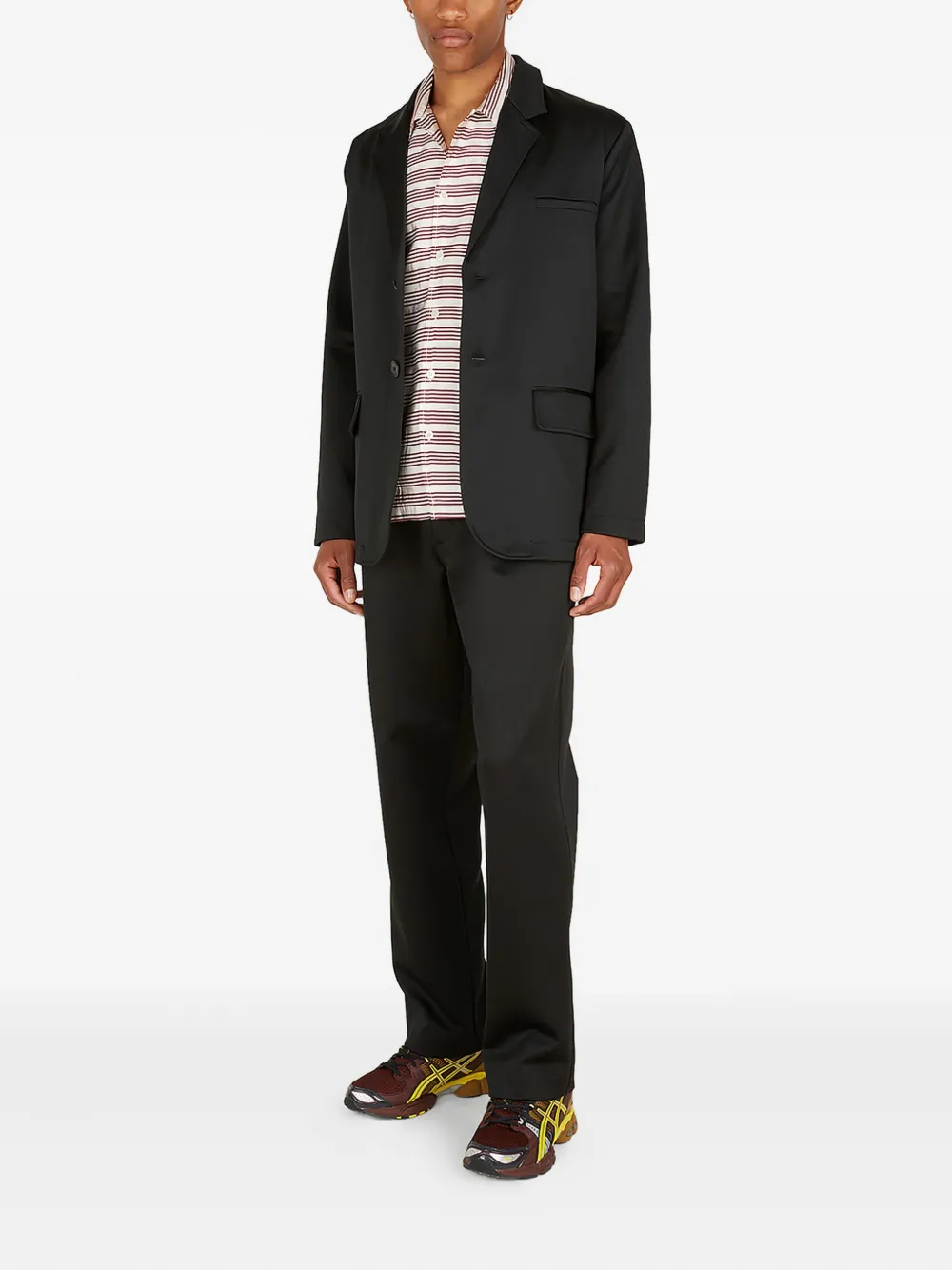 Soulland striped shirt - Rood