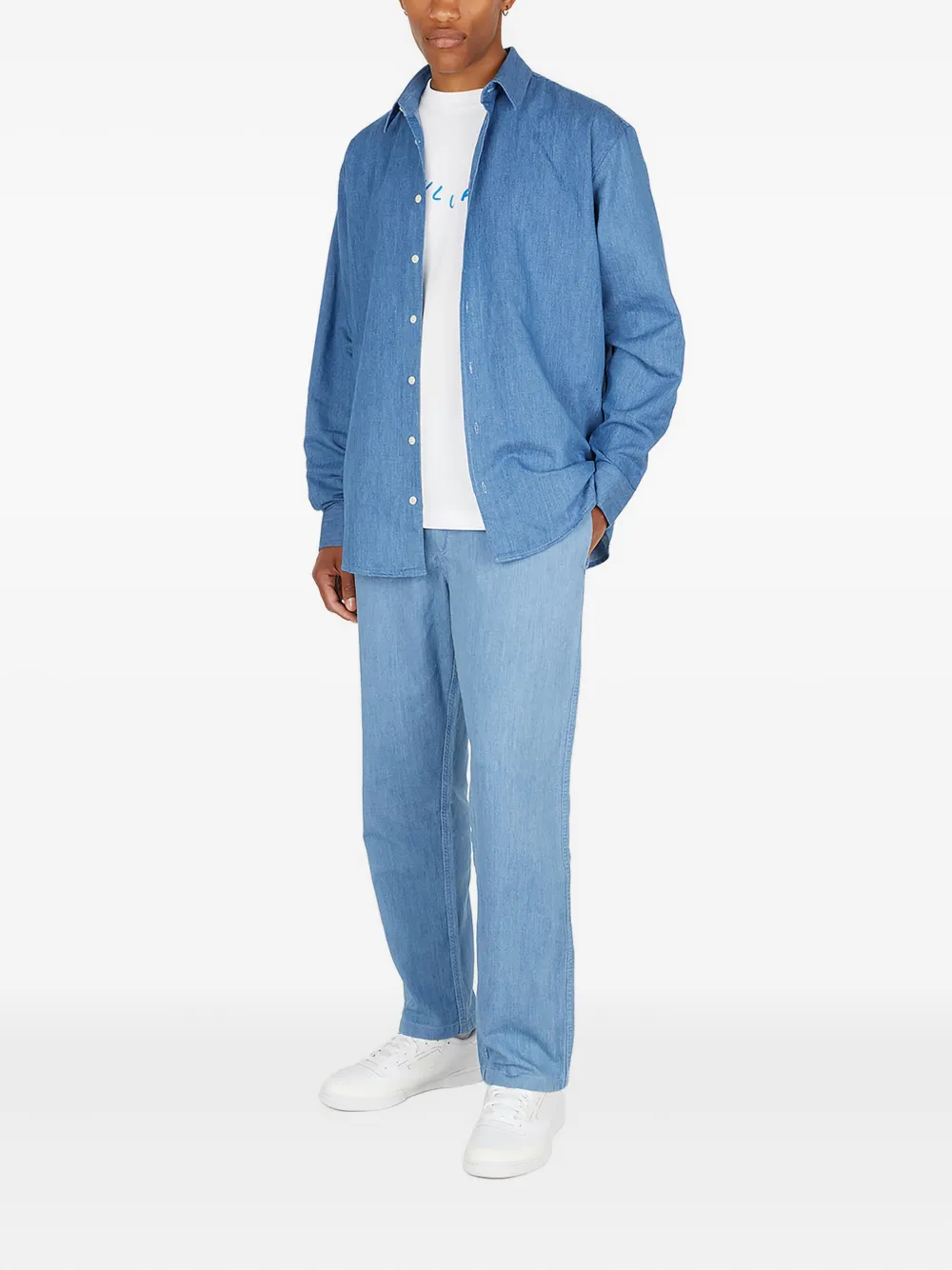 Soulland long-sleeve shirt - Blauw