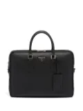 Prada Saffiano leather briefcase - Black