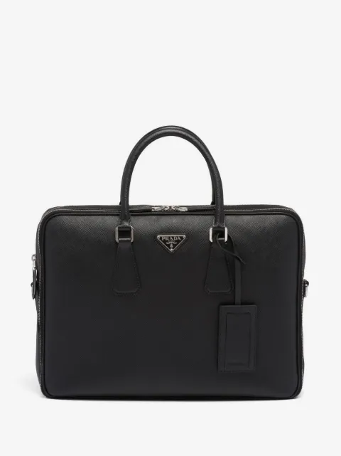 Prada Saffiano leather briefcase