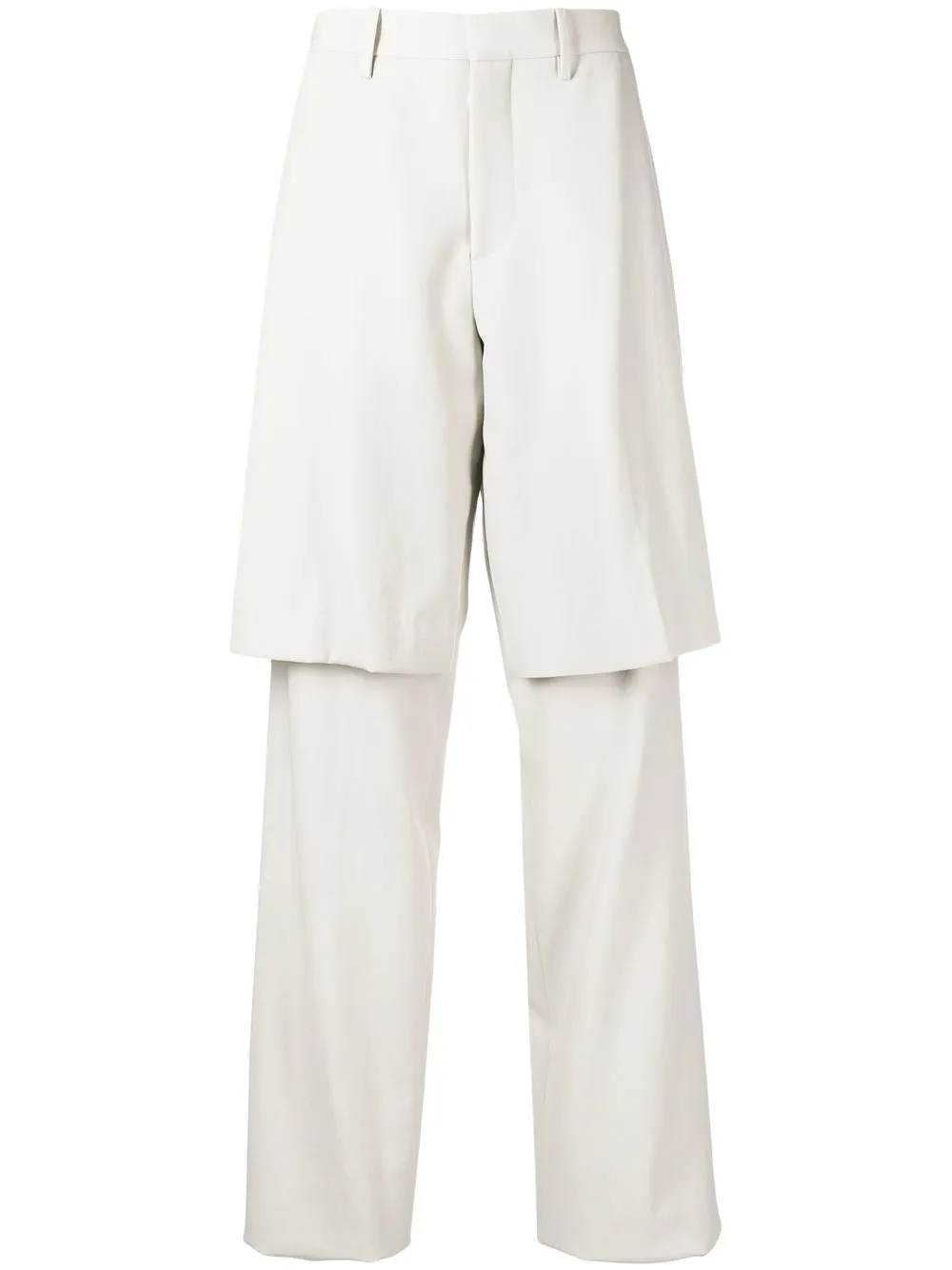 

Off-White pantalones Panama - Blanco