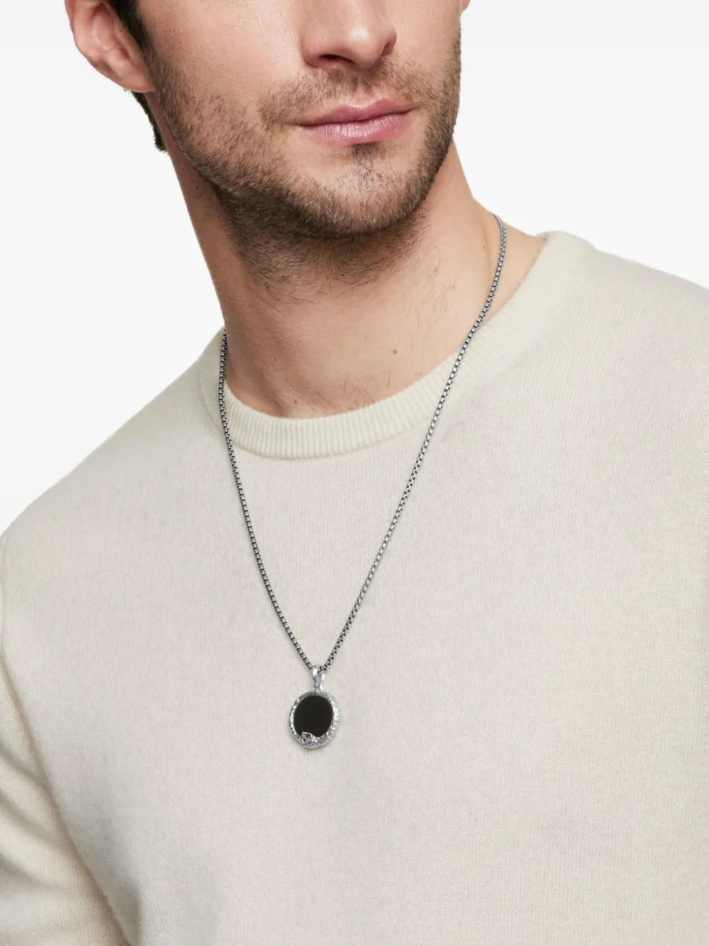 David Yurman pendentif Cairo Ouroboros en argent sterling (25 mm) | Image 2