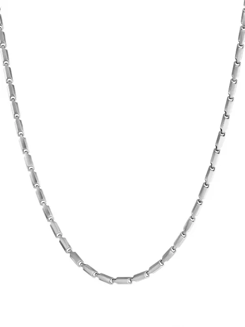 David Yurman sterling silver Faceted Link necklace (3mm)