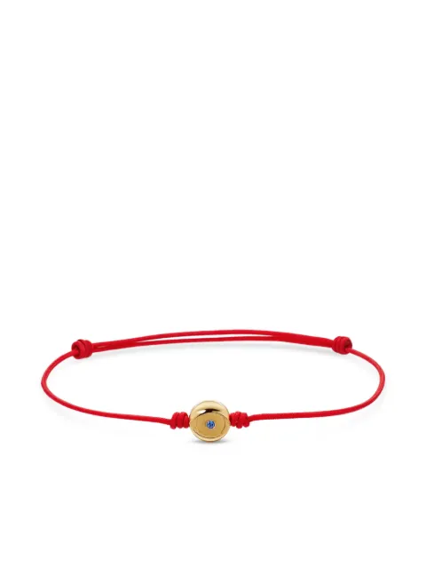 David Yurman 18kt yellow gold Evil Eye cord bracelet (9mm)