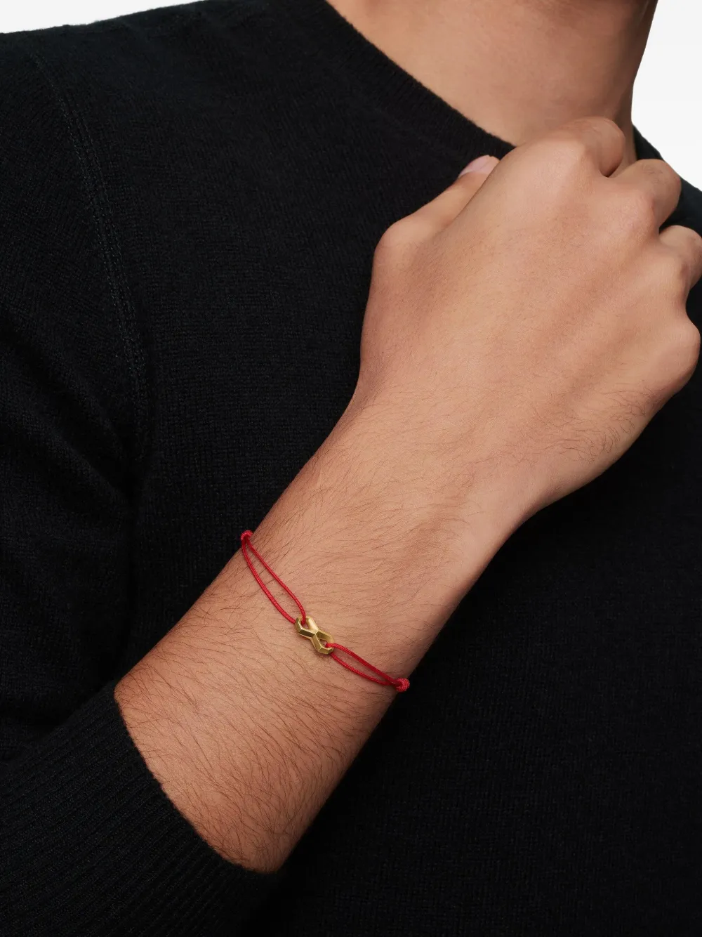 David Yurman 18kt yellow gold Infinity Link cord bracelet (9mm) | Image 2
