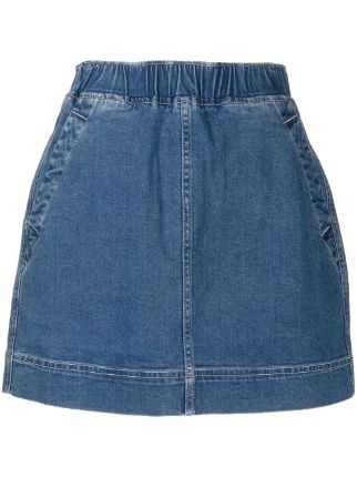 SPORT B. By Agnès B. High-waist Denim Mini Skirt - Farfetch