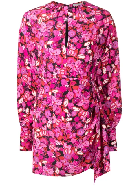 Bramble floral-print mini dress