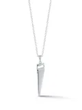 Mateo saw pendant necklace - Silver