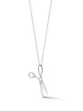 Mateo scissor pendant necklace - SILVER