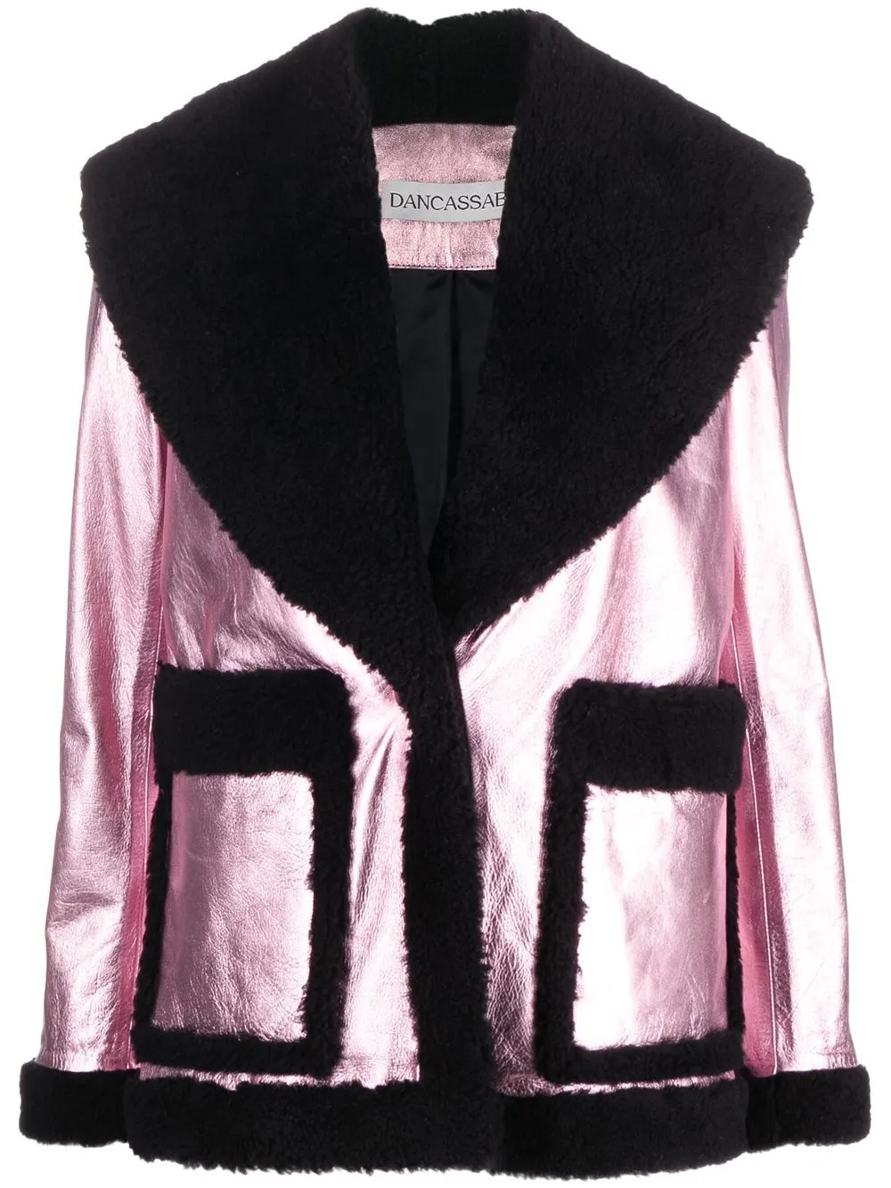 

DANCASSAB Floyd shearling jacket - Pink