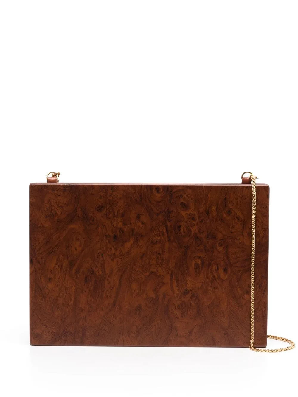 

GIABORGHINI wooden crossbody bag - Brown