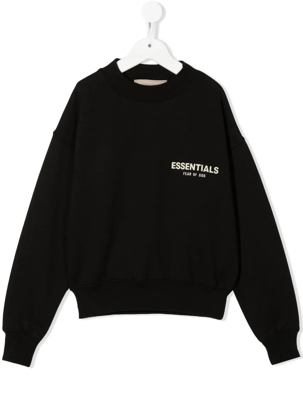 

FEAR OF GOD ESSENTIALS KIDS logo-print long-sleeve sweatshirt - Black