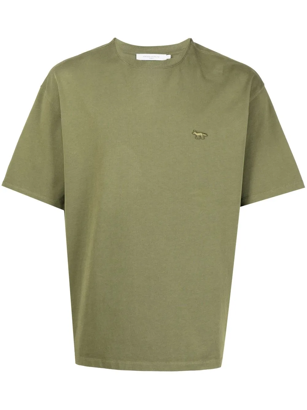 

Maison Kitsuné playera manga corta con logo estampado - Verde