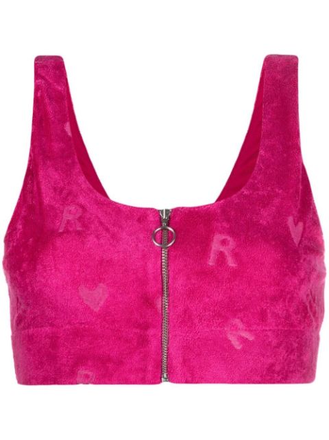 ROTATE BIRGER CHRISTENSEN heart motif cropped top Women