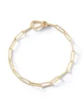 Mateo 14kt yellow gold long link chain bracelet