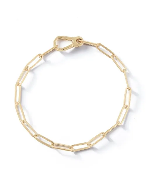Bracelet en jaune 14 ct à design de chaîne - Mateo - Modalova