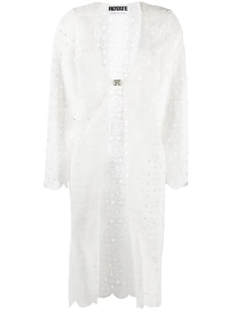 ROTATE Kwamie crochet robe