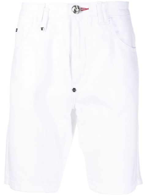 Philipp Plein knee-length denim shorts Men