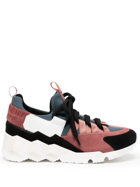 Pierre Hardy lace-up leather sneakers