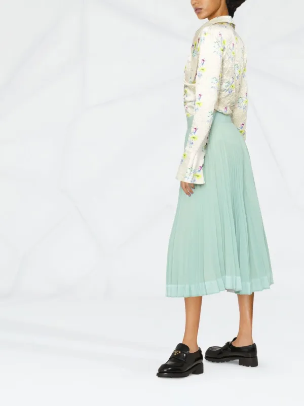 Plan C プリーツ スカート | グリーン | FARFETCH JP Plan C プリーツ スカート | グリーン | FARFETCH JP