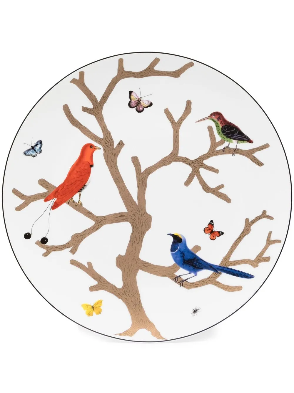 

Bernardaud Aux Oiseaux ultra-flat plate - White