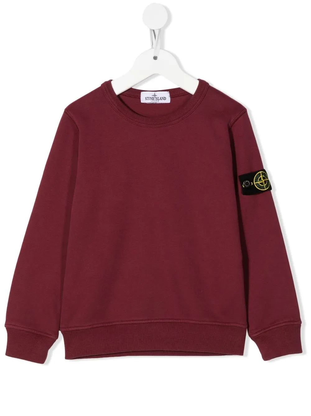 

Stone Island Junior sudadera con parche del logo - Rojo