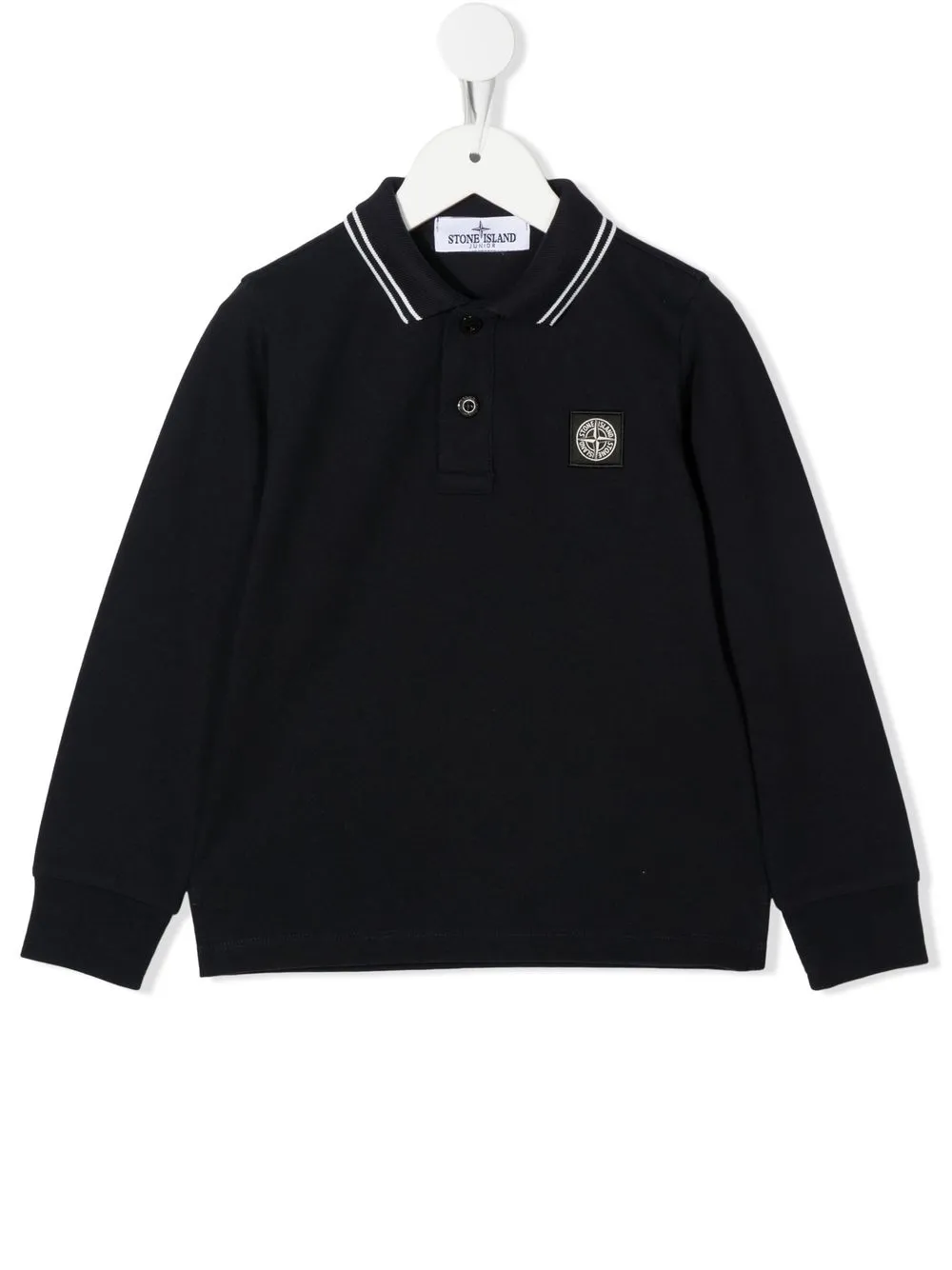 

Stone Island Junior Compass patch polo shirt - Blue