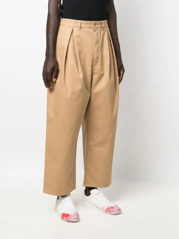 LOEWE Pleated wide-leg Trousers - Farfetch