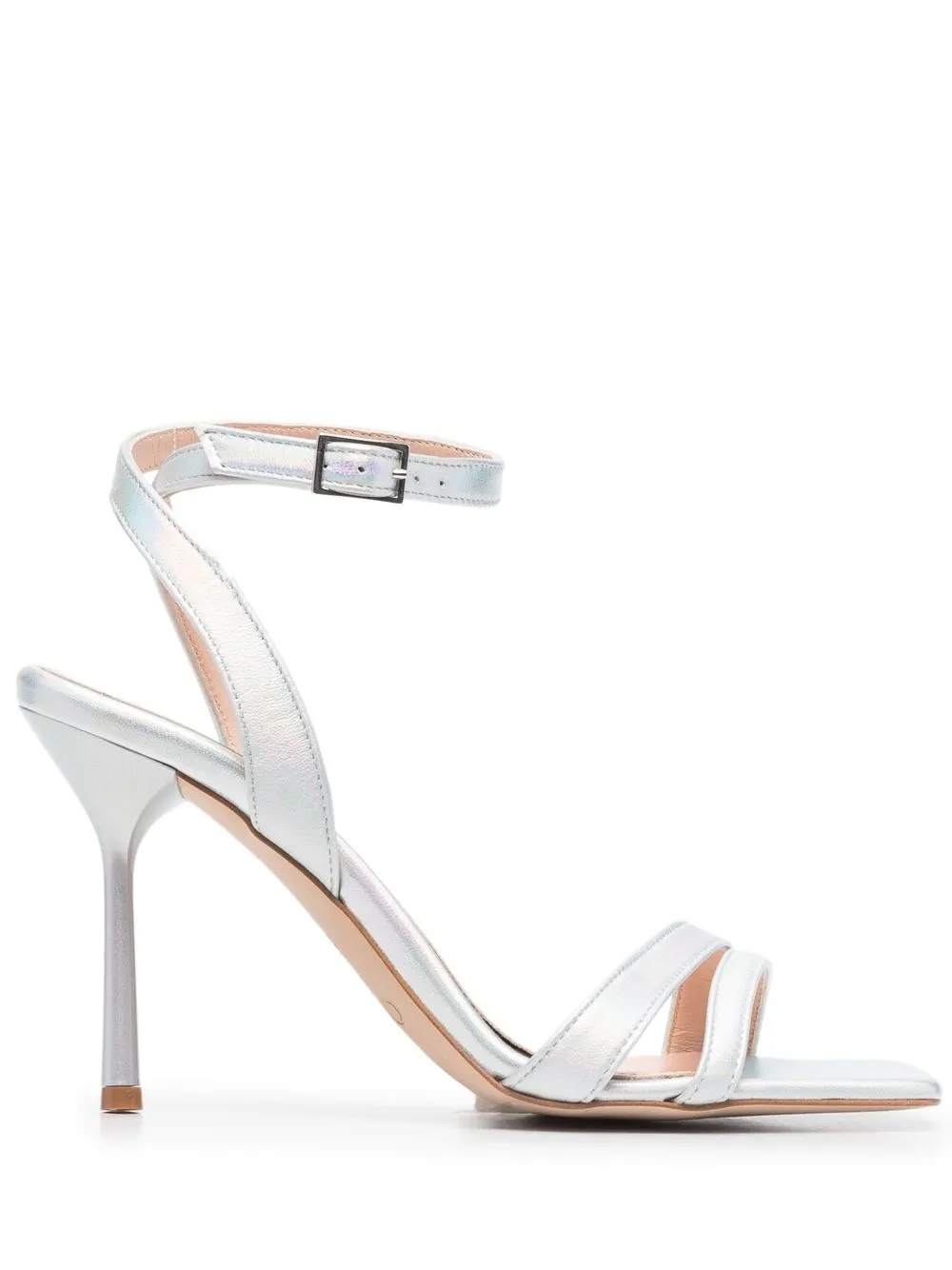 

LIU JO holography high-heeled sandals - Grey