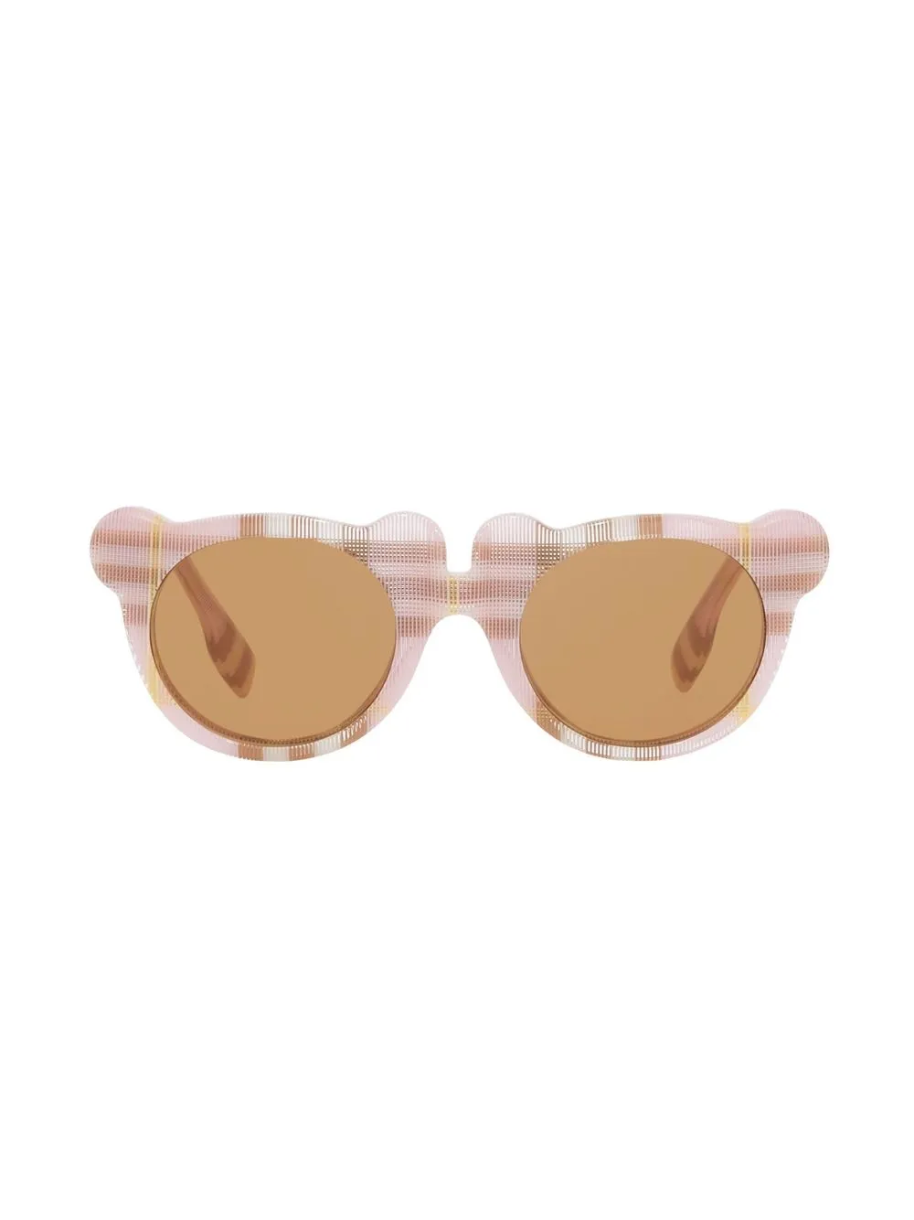 

Burberry Kids lentes de sol con armazón teddy bear - Rosado