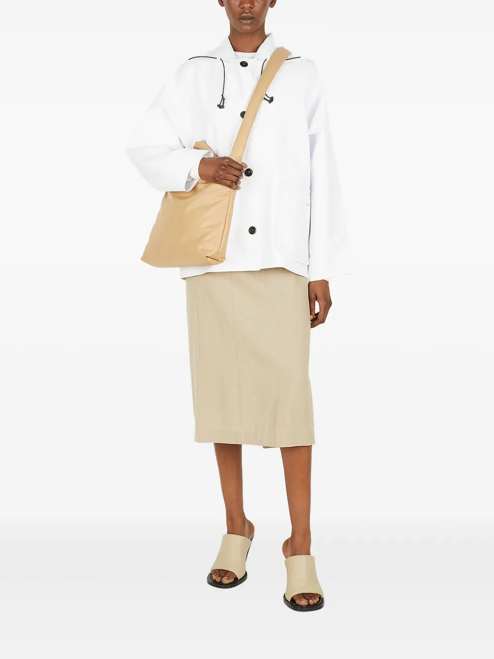 KASSL Editions Sailor hooded button raincoat | Trench Coats & Raincoats | Image 2