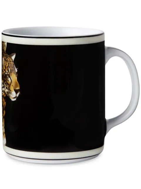 Dolce & Gabbana leopard-print porcelain mug