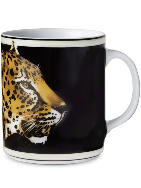 Dolce & Gabbana leopard-print porcelain mug