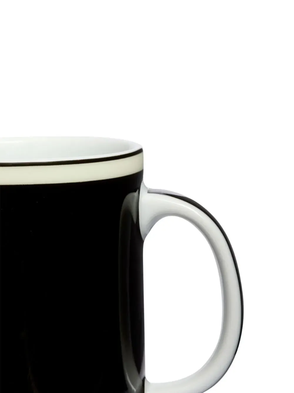  Dolce & Gabbana Tasse Mit Leoparden Print   Schwarz 