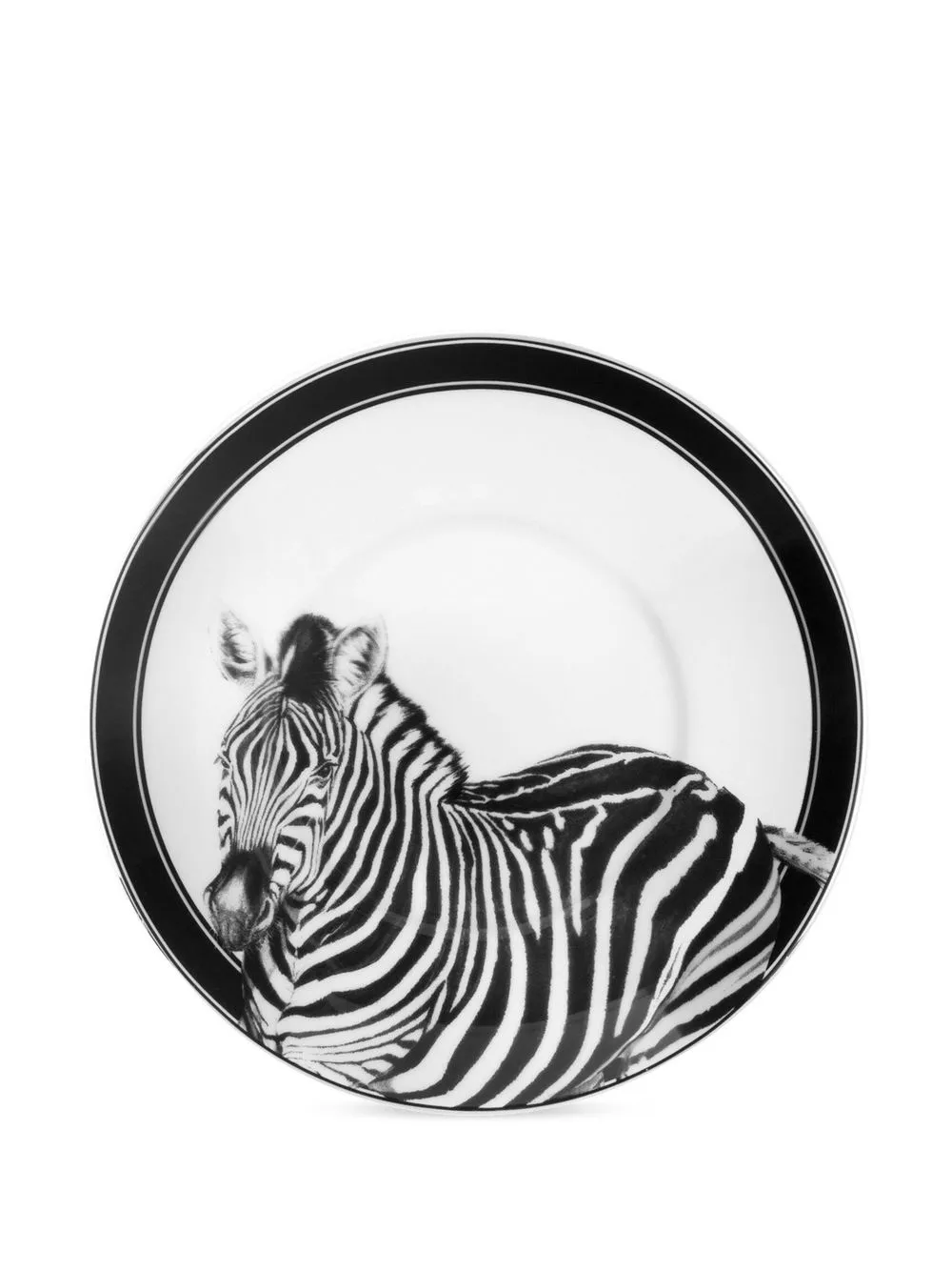 Shop Dolce & Gabbana Zebra-print Porcelain Tea Set In White