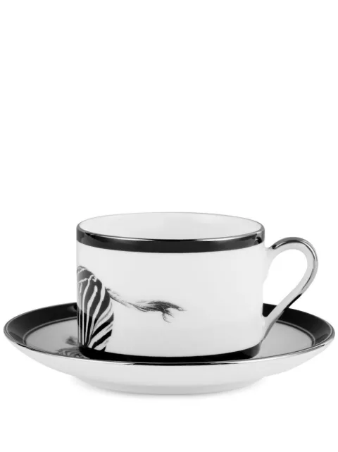 Dolce & Gabbana zebra-print porcelain tea set